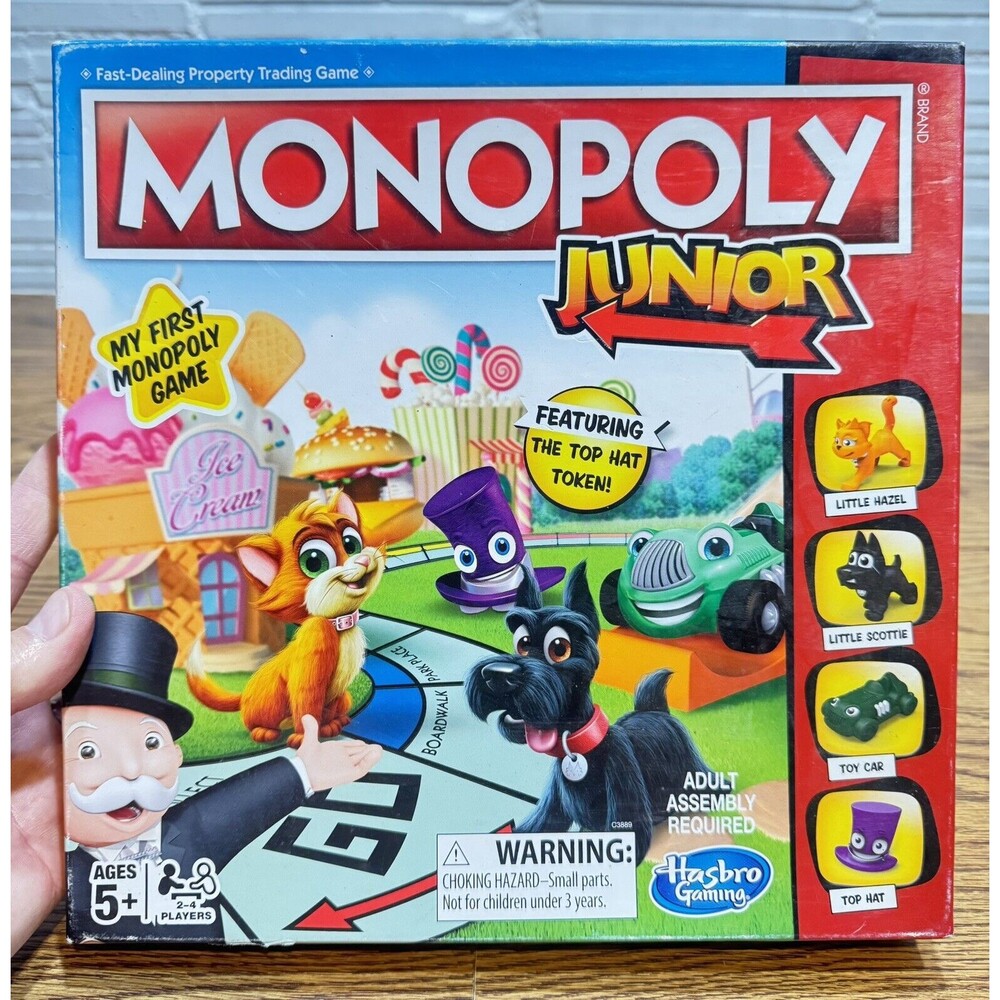 Monopoly Junior Board Game My First Monopoly Game Ages 5+‎ Hasbro 2017